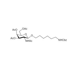 N-[6-[[3,4,6-三-O-乙?；?2-(乙酰氨基)-2-脫氧-BETA-D-吡喃半乳糖基]氧基]己基]氨基甲酸芐酯