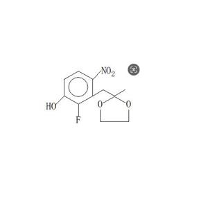 2-（2’-氟-3’-羥基-6’-硝基）苯亞甲基-2-甲基-1，3-二氧五環(huán)