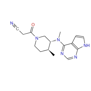 (3R,4S)-4-甲基-3-(甲基-7H-吡咯并[2,3-D]嘧啶-4-氨基)-BETA-氧代-1-哌啶丙腈