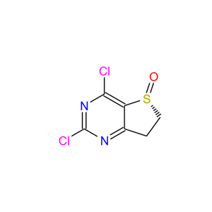 (R)-2,4-二氯-6,7-二氫噻吩并[3,2-d]嘧啶5-氧化物，自產(chǎn)自用醫(yī)藥中間體，品質(zhì)更有保障。