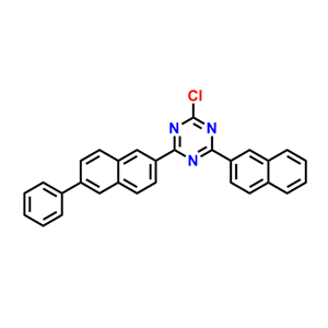 2-氯-4-(萘-2-基)-6-(6-苯基萘-2-基)-1,3,5-三嗪