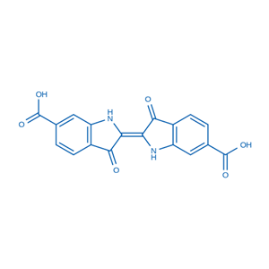 3,3'-Dioxo-[2,2'-biindolinylidene]-6,6'-dicarboxylic acid