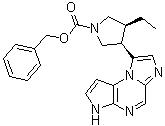 CAS 登錄號(hào)：2095311-51-4, (3S,4R)-3-乙基-4-(3H-咪唑并[1,2-a]吡咯并[2,3-e]吡嗪-8-基)-1-吡咯烷羧酸芐酯