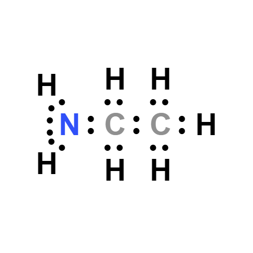 c2h7n lewis structure