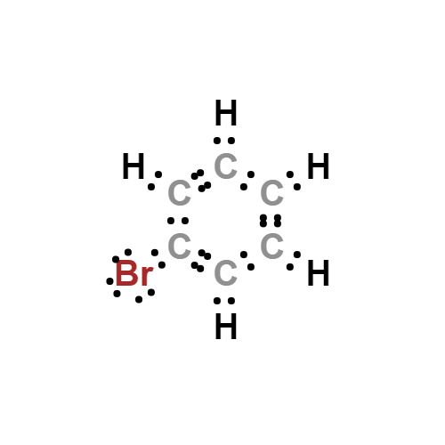 c6h5br lewis structure