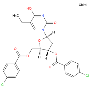 3',5'-二-O-(4-氯苯甲?；?-2'-脫氧-5-乙基尿苷