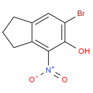 6-溴-2,3-二氫-4-硝基-5-茚醇 139515-86-9