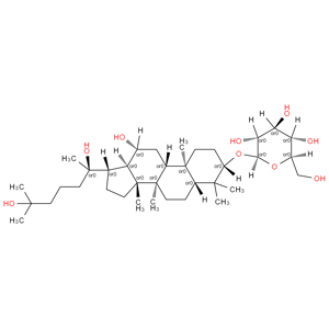 3-O-β-D-吡喃葡萄糖基-3β,12β,20(R),25-四羥基達瑪烷