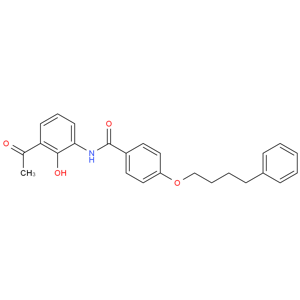 3'-[4-(4-苯基丁氧基)苯甲酰基氨基]-2'-羥基苯乙酮