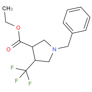 1-芐基-4-三氟甲基吡咯烷-3-羧酸乙