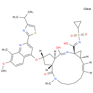 (2R,3aR,10Z,11aS,12aR,14aR)-N-(環(huán)丙基磺?；?-2,3,3a,4,5,6,7,8,9,11a,12,13,14,14a-十四氫-2-[[7-甲氧基-8-甲基-2-[4-(1-甲基乙基)-2-噻唑基]-4-喹啉基]氧基]-5-甲基-4,14-二氧代環(huán)戊并[c]環(huán)丙并[g][1,6]二氮雜環(huán)十四烯-12a(1H)-甲酰