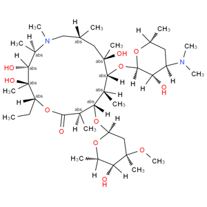阿奇霉素/阿齊霉素/阿紅霉素/阿奇紅霉素/9-脫氧-9a-氮雜-9a-甲基-9a-紅霉素A/阿澤紅霉素/阿齊紅霉素/Azithromycin