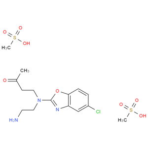 [2-[(5-氯-苯并惡唑-2-基)(3-氧代丁基)氨基]乙基]氨-二磺酸鹽
