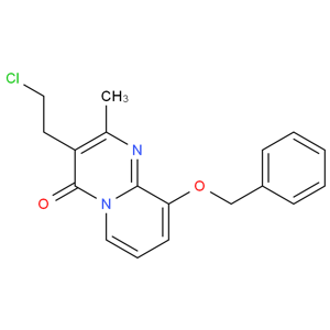 3-(2-氯乙基)-2-甲基-9-芐氧基-4H-吡啶并[1,2A]嘧啶-4酮